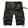 Cargo Shorts with Multi-Pocket, Knee-Length Design