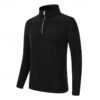 Quarter Zip Sweatshirt with Standing Collar