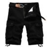 Cargo Shorts with Multi-Pocket, Knee-Length Design