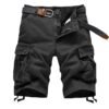 Cargo Shorts with Multi-Pocket, Knee-Length Design